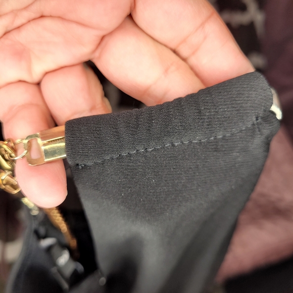 R&M Richards Jumpsuit Halter Wide Leg Jersey Knit Sleeveless Plus Size 16 - Picture 7 of 7